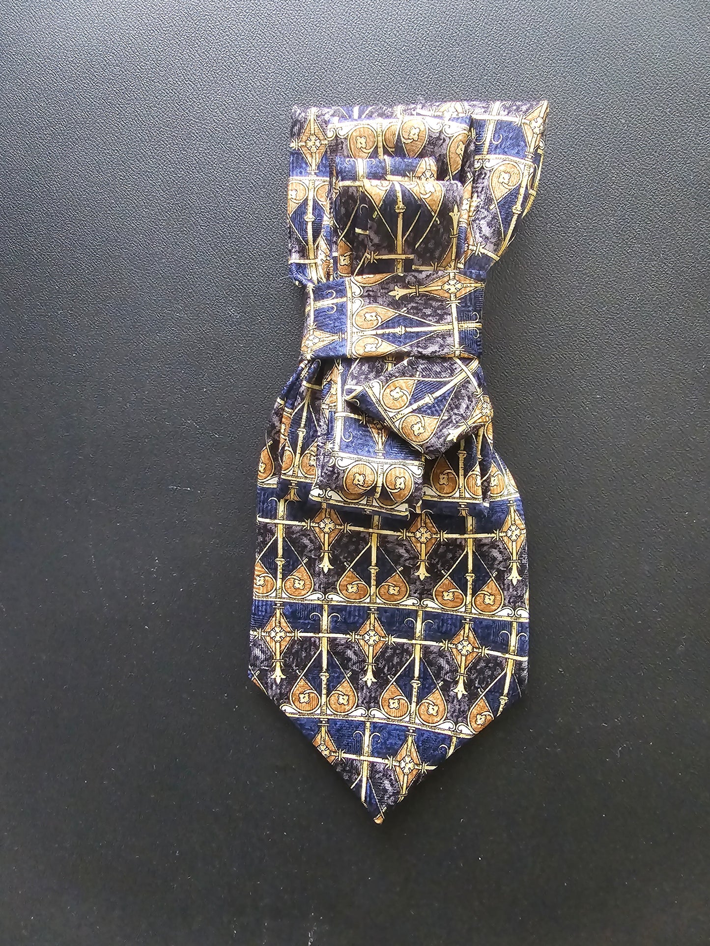 Tie - Ladies (Blue & Gold)
